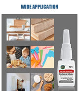 Weglau 20g Wood Glue, Wood Adhesive, Instantly Strong Adhesive for bonding Wood, Instant Super Glue for Wood, Oak, Wooden Furniture, Wooden Product, Weglau
