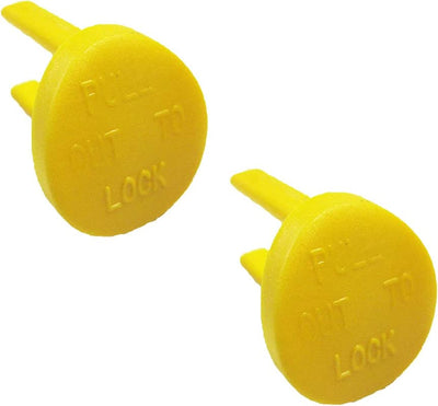 Yellow Safety Switch Key Compatible with Craftsman Radial Arm Jointer Band Drill Sears Table Saw, Sander, Band Saw, Drill Press Parts- Oval