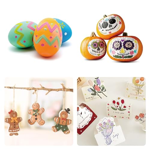 Acrylic Paint Pens Extra Fine Point Paint Markers 24 Vibrant Colors for Rock Fabric Wood Glass Canvas Ceramic, Water Based Ink INK LAB