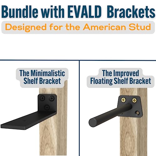 EVALD Electronic Stud Finder Wall Scanner | Wood and Metal Detector, Metal Pipe Locator, Joist Finder, Electric Wire Detector | Ideal for Cabinet, EVALD