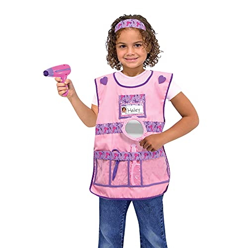 Melissa & Doug Hair Stylist Role Play Costume Dress-Up Set (7 pcs) - WoodArtSupply