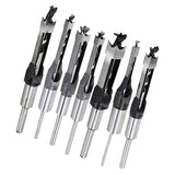 Woodworking Square Hole Drill Bits, HSS Woodworking Square Mortise Drill Bit Wood Mortising Chisel Set Woodworker Hole Saw Power Tool Kits, 1/2 Inch, HSOKEW