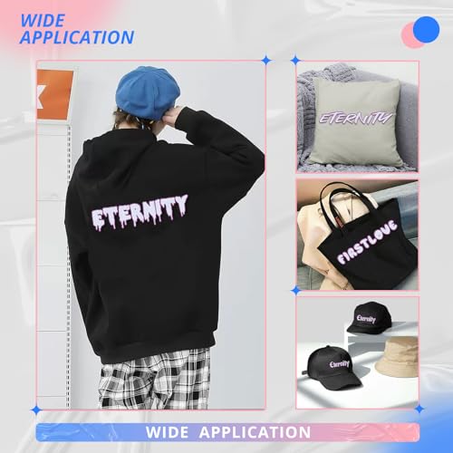 HTVRONT Rainbow White Glitter Heat Transfer Vinyl Bundle: 13 Pack White Glitter Iron on Vinyl for T-Shirt, White Glitter HTV Vinyl for Cricut, HTVRONT