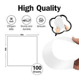 White Cardstock 12x12-100 Sheets Cardstock Paper, Goefun 80lb White Card Stock Paper for Card Making, Cricut, Crafting, Scrapbook, Photo Albums Goefun