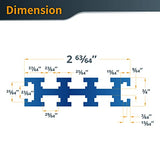 POWERTEC 24" Drill Press Fence Set w/T Slot Fence, Mounting Brackets, Flip Stops, Hold Down Clamps, Hardware for T-Slot Drill Press Table Tops, 71633 POWERTEC