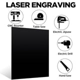 Frddiud Anodized Aluminum Sheet Metal 11.3 x 11.3 x 1/32 Inch Metal Plates Engraving Blanks for CNC Laser Engraving DIY Card, 0.8MM Thin Decorative Frddiud