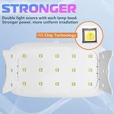 JDiction UV Light for Resin, Super Large UV Resin Light with LED Display Screen, Higher Power Lightweight Portable UV Lamp for UV Resin, Jewelry JDiction