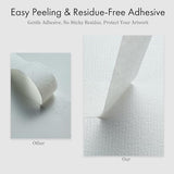 ARTIFY Artist Tape for Drafting Art, 1" *1 Pack White Masking Tape for Watercolor Painting Drafting Canvas Framing and All Paper Media,for Craft, ARTIFY art supplies