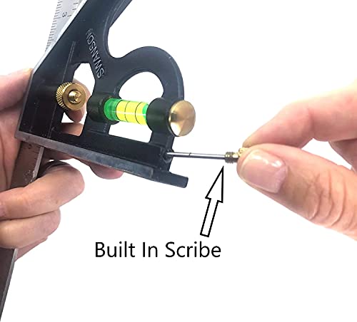 SWANSON S0101CB Speed Square Layout Tool with Blue Book and Combination Square Value Pack Swanson Tool Co., Inc