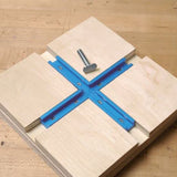 Rockler T Track Intersection Kit - 4 Pieces of 3” Table Saw T Track Intersection Kit – Aluminum Track Cut at 900 – Slide Your Jig, Fixtures in All ROCKLER