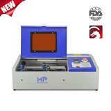 Monport 40W 2.0 Laser Engraver (8" X 12"), Lightburn Compatible CO2 Laser Engraver & Cutter with Adjustable Laser Head, Air Assist, Red Dot Guidance, Monport