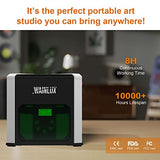 Laser Engraver WAINLUX K6 Pro, 3000mW Laser Engraving Machine, 0.05mm Accuracy, BT Connection Portable Mini Laser Cutter Engraver Tool for Wood Vinyl WAINLUX