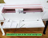 Extension Tray Compatible with Cricut Maker3 and Explore Air3 Air2 Air,Cutting Mat Extender Support for Maker and Explore Air Series (White) ONTEN