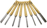8 Piece Wood Chisel Woodworking Lathe Hand Tool Set by Science Purchase Science Purchase