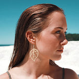 32pcs Wooden Earring Charms Unfinished Natural Wood Filigree Pendants in Butterfly Teardrop Flower Leaf Elephant Heart Shape with Ear Hooks & Ear EEE ELECRELIVE