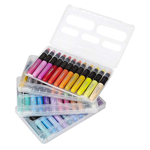 KINGART 580-48 GEL STICK Set, Artist Pigment Crayons, 48 Unique Colors, Water Soluble, Creamy, and Odorless, Use on Paper, Wood, Canvas and more KINGART
