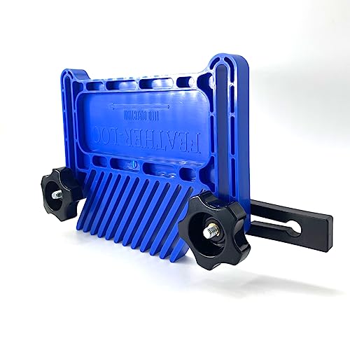 Featherboard Woodworking Tools, Safety Device Stackable Featherboard for Table Saws, Router Tables & Band Saw with Miter Slots, Miter Track, T-Slots, Zeromall