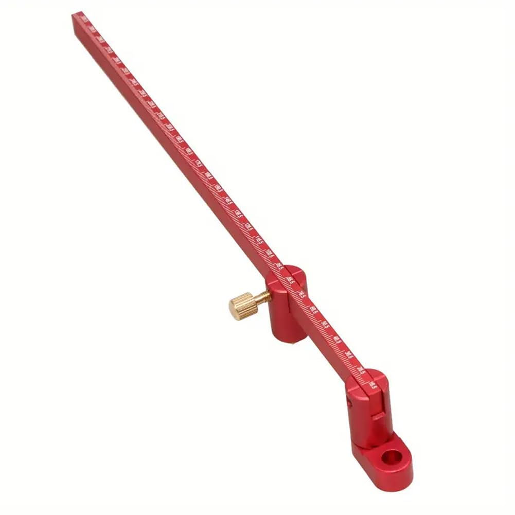 JCFANTS Woodworking Compass Scriber Adjustable Scribing Circle Ruler Woodworking Scribing Gauge Woodworking Circle Drawing Tool (300mm) JCFANTS