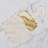 Welled Wood Surface, Rectangle with Hand Organic Shaped, 13" x 7.3", for Wooden Trays, Crafts and Decorations, welled Center for Resin Design or LEISURE ARTS