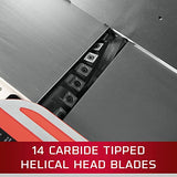 JET 6-Inch Benchtop Jointer, Helical Head, 1Ph 115V (JJ-6HHBT) Jet