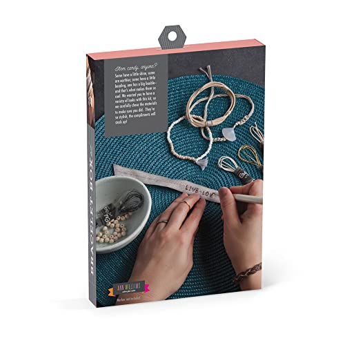 Craft Crush — Bracelet Box: Neutrals — Makes 9 Amazing Bracelets — Crafting Kits — For Ages 13+, Small Craft Crush