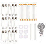 Fiskars Sewing Kit - 62-Piece Sewing Set with Case - Craft Supplies for Sewing - Clear Fiskars