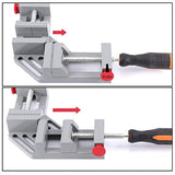 ZOENHOU 2 PCS 90 Degree Double Handle Right Angle Clamp, Quick Release Corner Clamps, Aluminum Alloy Angle Clamp with Adjustable Swing Jaw, Wood ZOENHOU