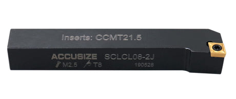 Accusize Industrial Tools 7 Pieces/Set 1/2'' Indexable Carbide Turning Tool Set in Fitted Box, 2387-2004 Accusize Industrial Tools