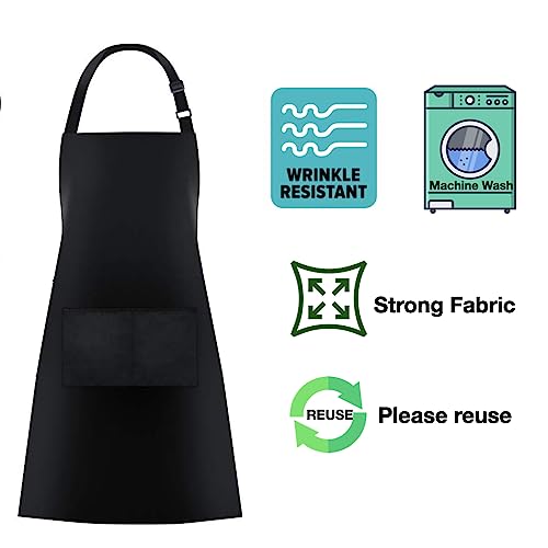 Urby Aprons for Women with Pockets Plus Size Apron XL XXL or Waist W40+, Extra Large and Long also Fits Big and Tall Men,Heavy Duty Durable Reusable Urby