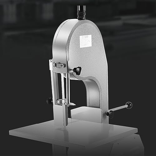 VEVOR Band Saw Blade, 65x0.6x0.02 inch, 5 PCS/Pack Meat Bandsaw Blades for Replacement, 65Mn Carbon Steel Blade, 3 TPI Meat Cutting Blade Wrapped by VEVOR