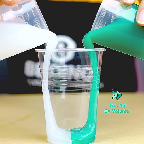 BBDINO Silicone Mold Making Kit, Liquid Super Elastic Silicone for Mold Making, 4.4 lbs (70 oz), Fast Cure Silicone Rubber Mold Making Kit, 1A:1B BBDINO