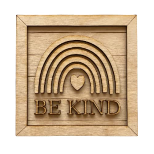 Be Kind Rainbow DIY Kit WoodArtSupply
