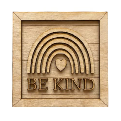 Be Kind Rainbow DIY Kit WoodArtSupply