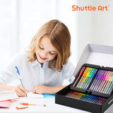 Shuttle Art Gel Pens, 120 Pack Gel Pen Set Packed in a Box, 60 Unique Colors with 60 Refills for Adults Coloring Books Drawing Doodling Crafts Shuttle Art