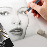 Dyvicl Professional Charcoal Pencils Drawing Set - 12 Pieces Soft, Medium & Hard Charcoal Pencils for Drawing, Sketching, Shading, Artist Pencils for Dyvicl