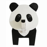 Red Dollar Handmade Wood Carved Animal Eyeglass Holder, Sunglasses Display Stand, Nightstand Home Office Desk Decor, Christmas Holiday New Year Red Dollar