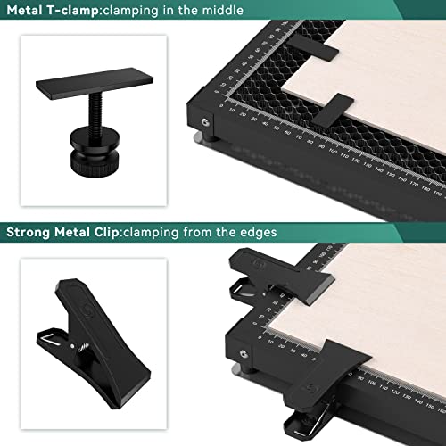 SCULPFUN Honeycomb Laser Bed Honeycomb Working Table 850mmx850mm(33.5x33.5inches), Laser Cutting Bed for CO2 or Diode Laser Engraver and Cutting - WoodArtSupply