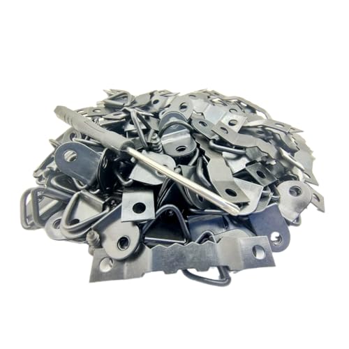 Picture Hanging Kit 251 PCS, Include 50 Sawtooth Picture Hangers, 50 D Ring Picture Hangers, 150 Screws and 1 Screwdriver, Picture Frame Hanging UEHENUE
