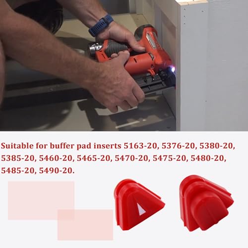 Replacement Milwaukee No Mar Pad Nose cushion no mar tip 42-38-0009 Fit for Milwaukee PIN Nailer 2540-20 And Milwaukee 23 Gauge Compact Cordless Pin Cawla