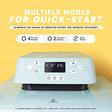 HTVRONT 15"x15" Heat Press Machine for T-Shirts & HTV Heat Transfer Vinyl Bundle: 20 Pack 12'' x 3FT Heat Transfer Vinyl Rolls HTVRONT