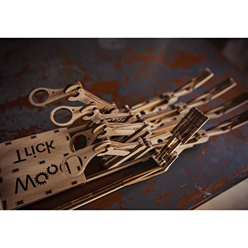 Wood Trick Wooden Robot Hand 3D Wooden Puzzle - Robotic Hand Wood Model Kit to Build Wood Trick