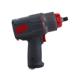 Ingersoll Rand 2236QTIMAX DXS2 1/2" Air Impact Wrench, Quiet, 1500 ft-lb Torque, Titanium Hammercase, Friction Ring Retainer, Pistol, Interchangeable Ingersoll Rand
