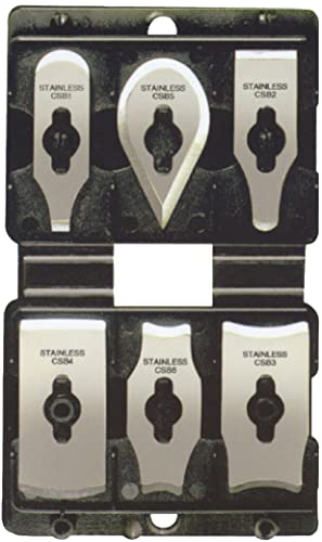 ALLWAY CS6 Soft-Grip Contour Scraper Set with 6 Blades and Blade File ALLWAY