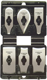 ALLWAY CS6 Soft-Grip Contour Scraper Set with 6 Blades and Blade File ALLWAY