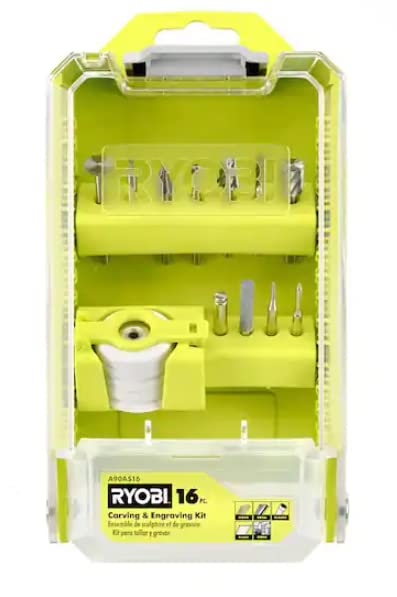 Ryobi 16 Piece Carving & Engraving Kit RYOBI