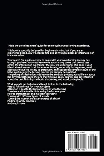 Woodturning for Beginners: A Step-by-Step Guide with Instructions, Woodturning techniques with Projects, Expert Tips and Troubleshooting the Lathe WoodArtSupply