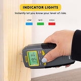 General Tools MMD4E Digital Moisture Meter, Water Leak Detector, Moisture Tester, Pin Type, Backlit LCD Display With Audible and Visual General Tools