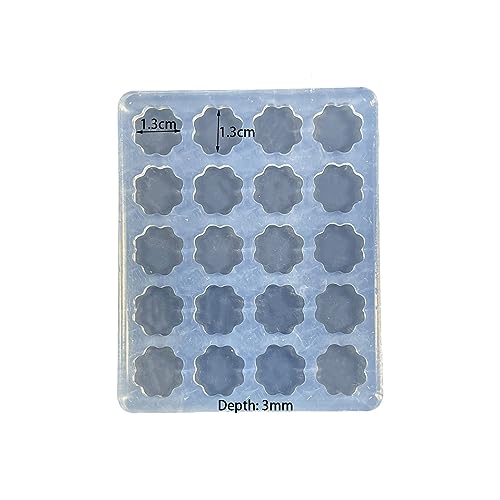 Angel Wings Glossy Mini Flowers Earring Resin Mold Flower Shape Silicone Molds Epoxy Mold for DIY Earrings, Ear Studs, Key Chains, Pendant, Jewelry Angel Wings