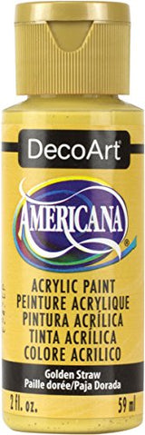 DecoArt Americana Acrylic Paint, 2-Ounce, Golden Straw, 1 Count (Pack of 1) DecoArt
