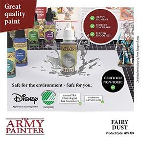 The Army Painter Fairy Dust Warpaint - Acrylic Non-Toxic Heavily Pigmented Water Based Paint for Tabletop Roleplaying, Boardgames, and Wargames - WoodArtSupply